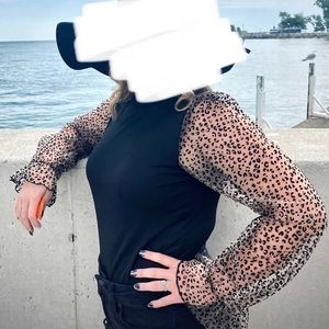 Cheetah Print Long Sleeve Shirt